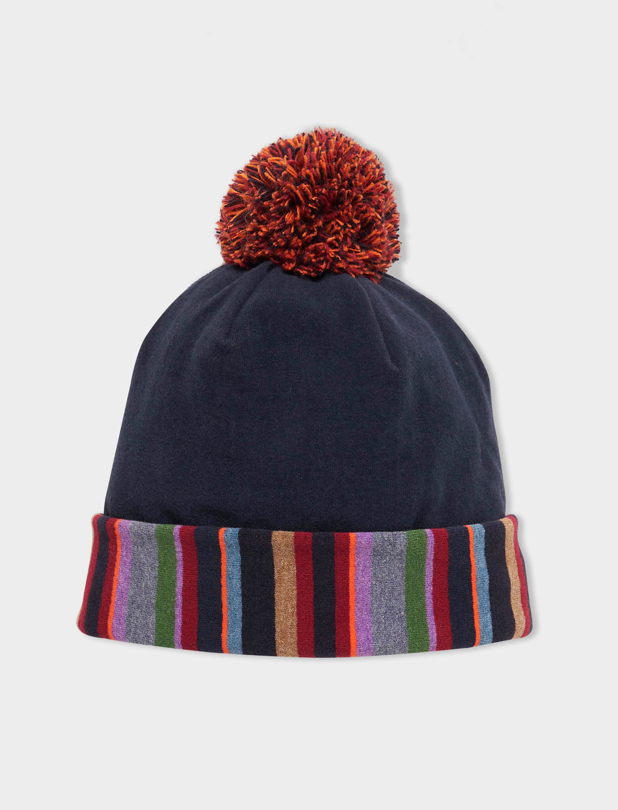 Berretto Bambino Pile Rosso Tinta Unita Con Pom Pon Multicolor Rosso//copiativo Gallo 6//11 MONTHS
