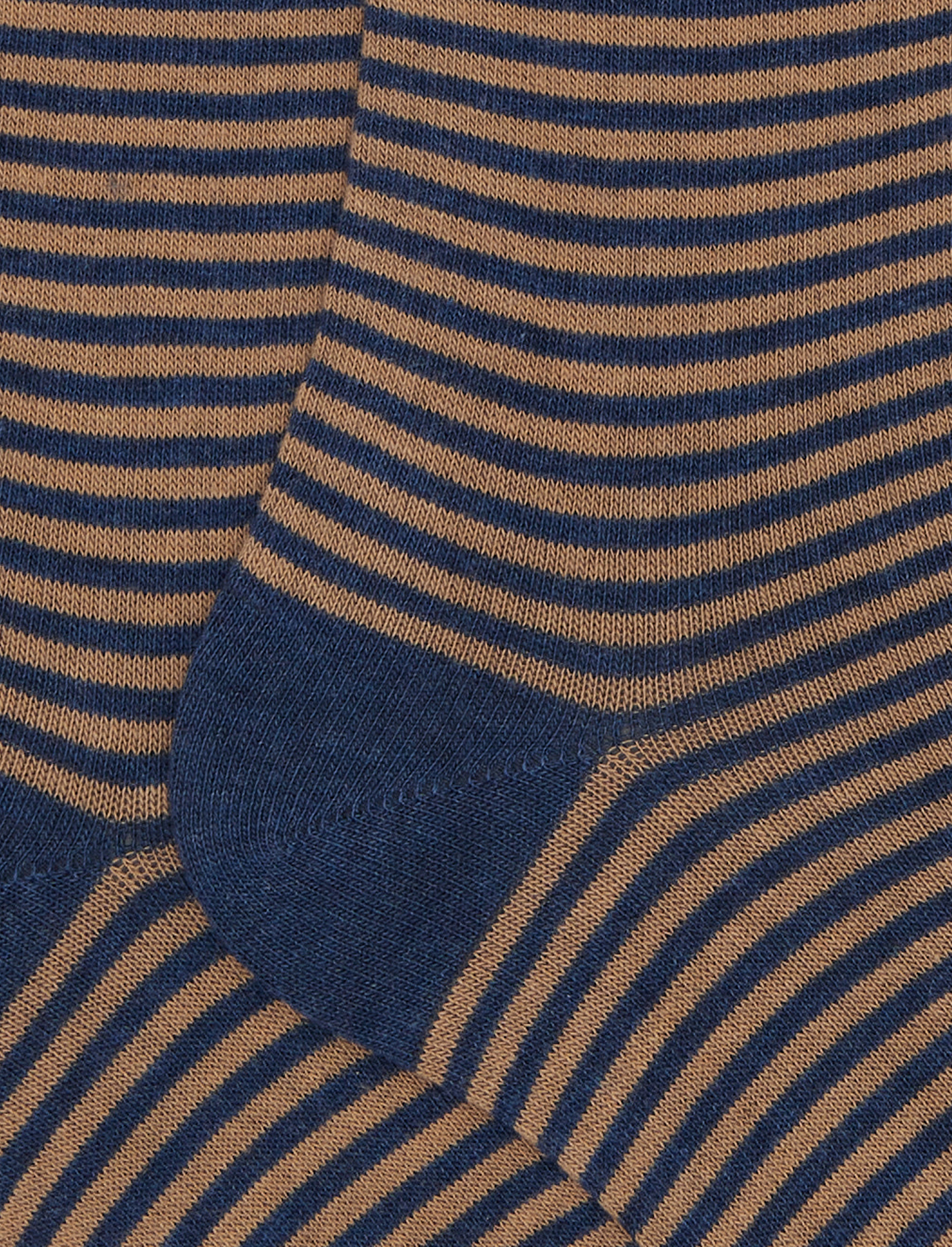 Calze lunghe donna cotone blu righe windsor