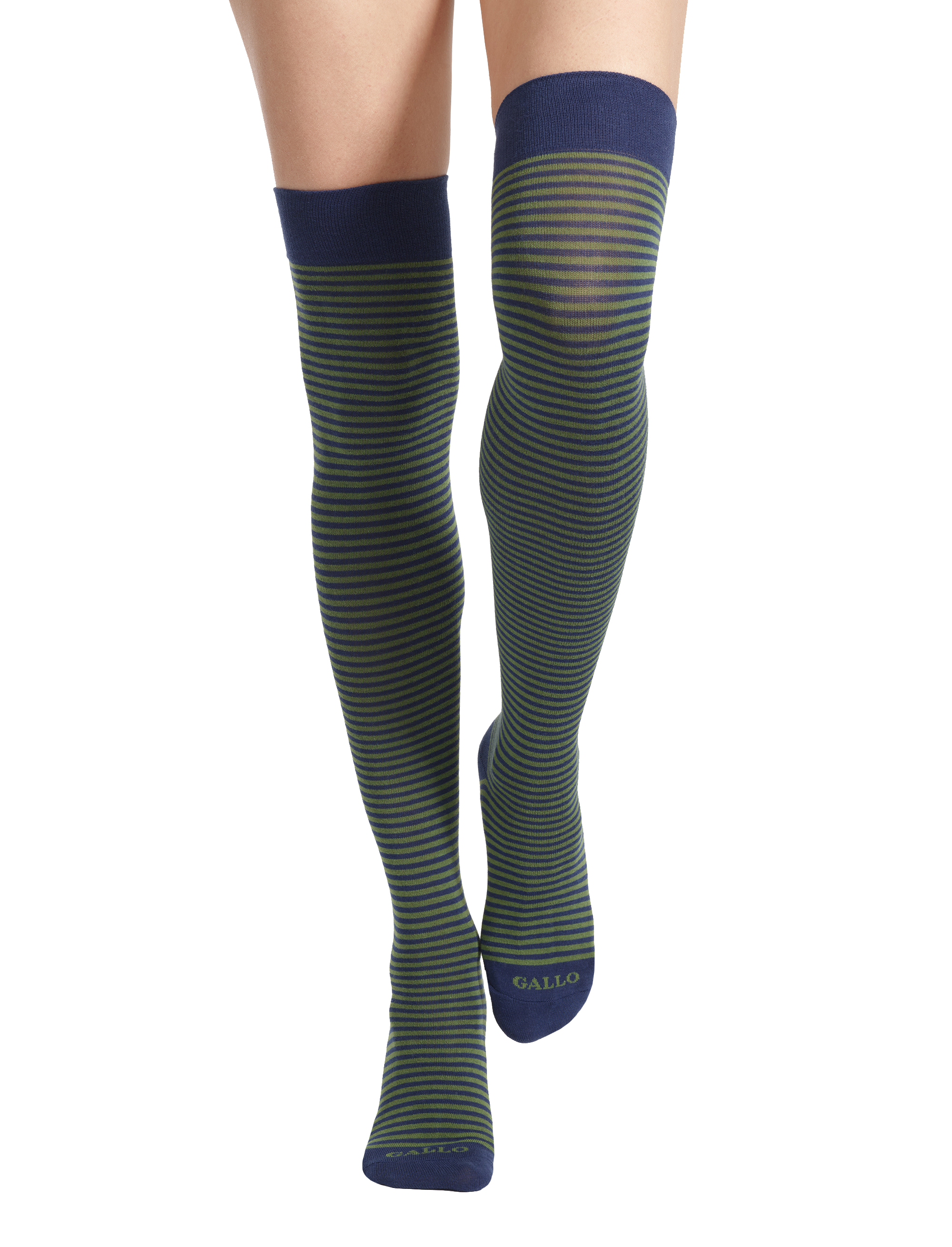 Parigina donna cotone blu righe windsor