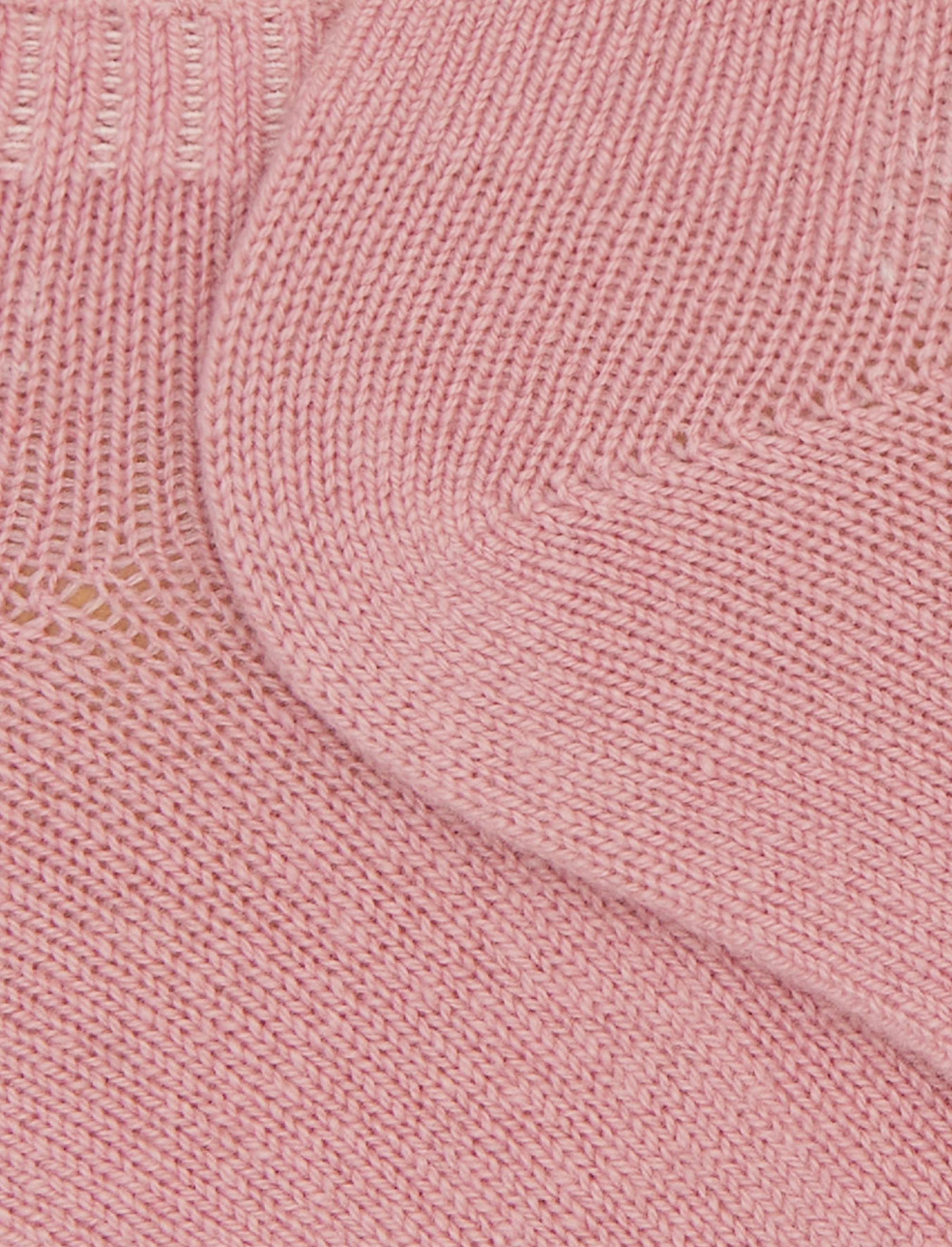 Calze fantasmini donna cashmere rosa tinta unita