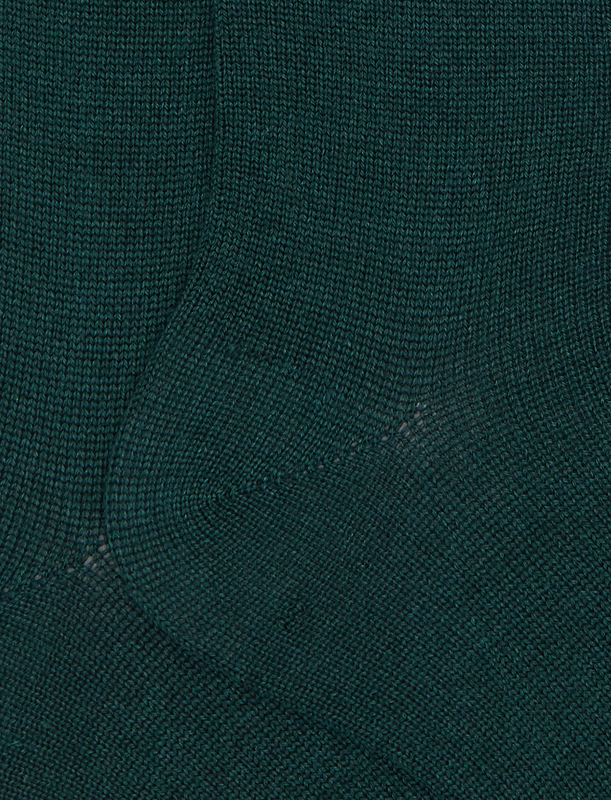 Calze lunghe donna lana, seta e cashmere verde tinta unita