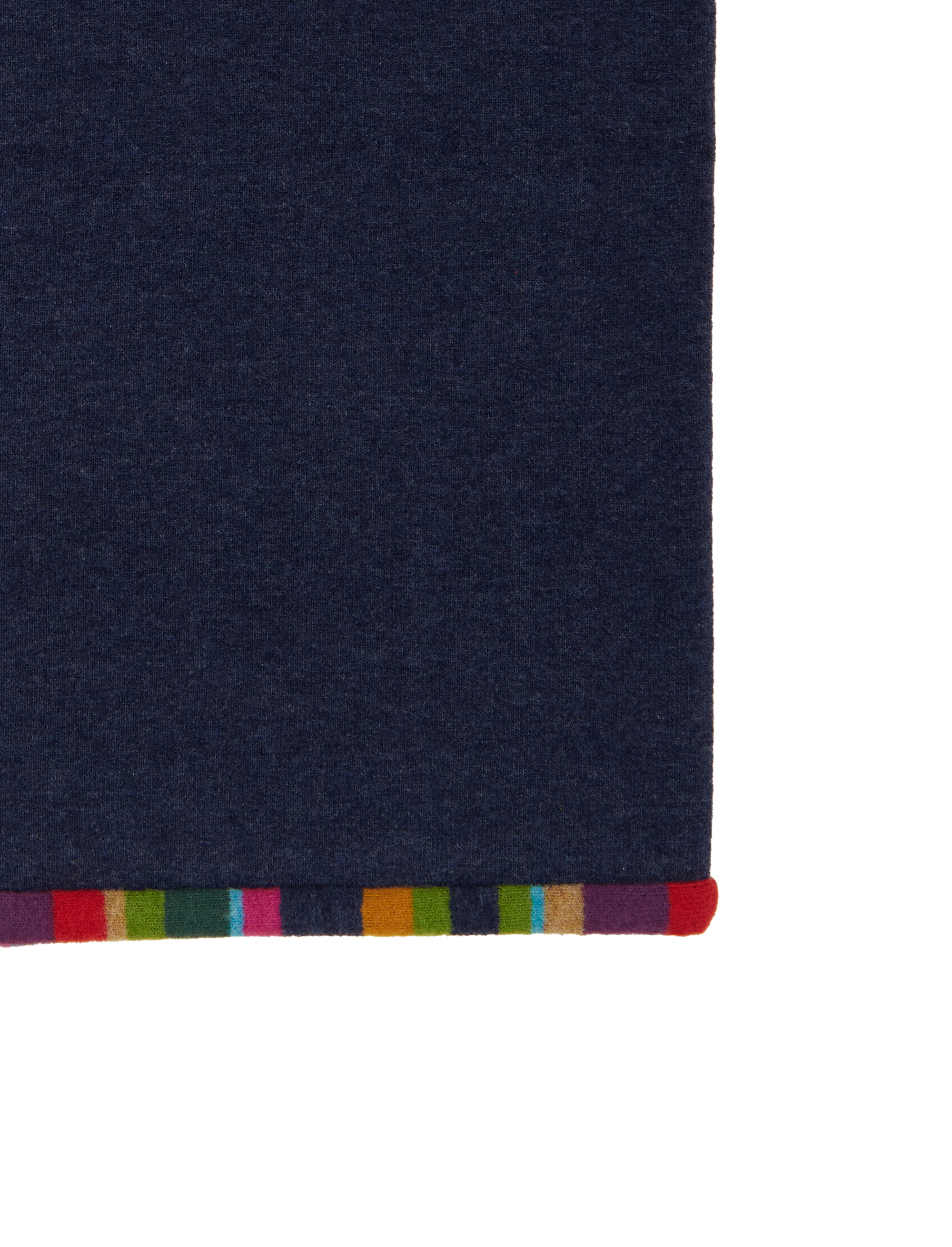 Scaldacollo donna pile blu tinta unita