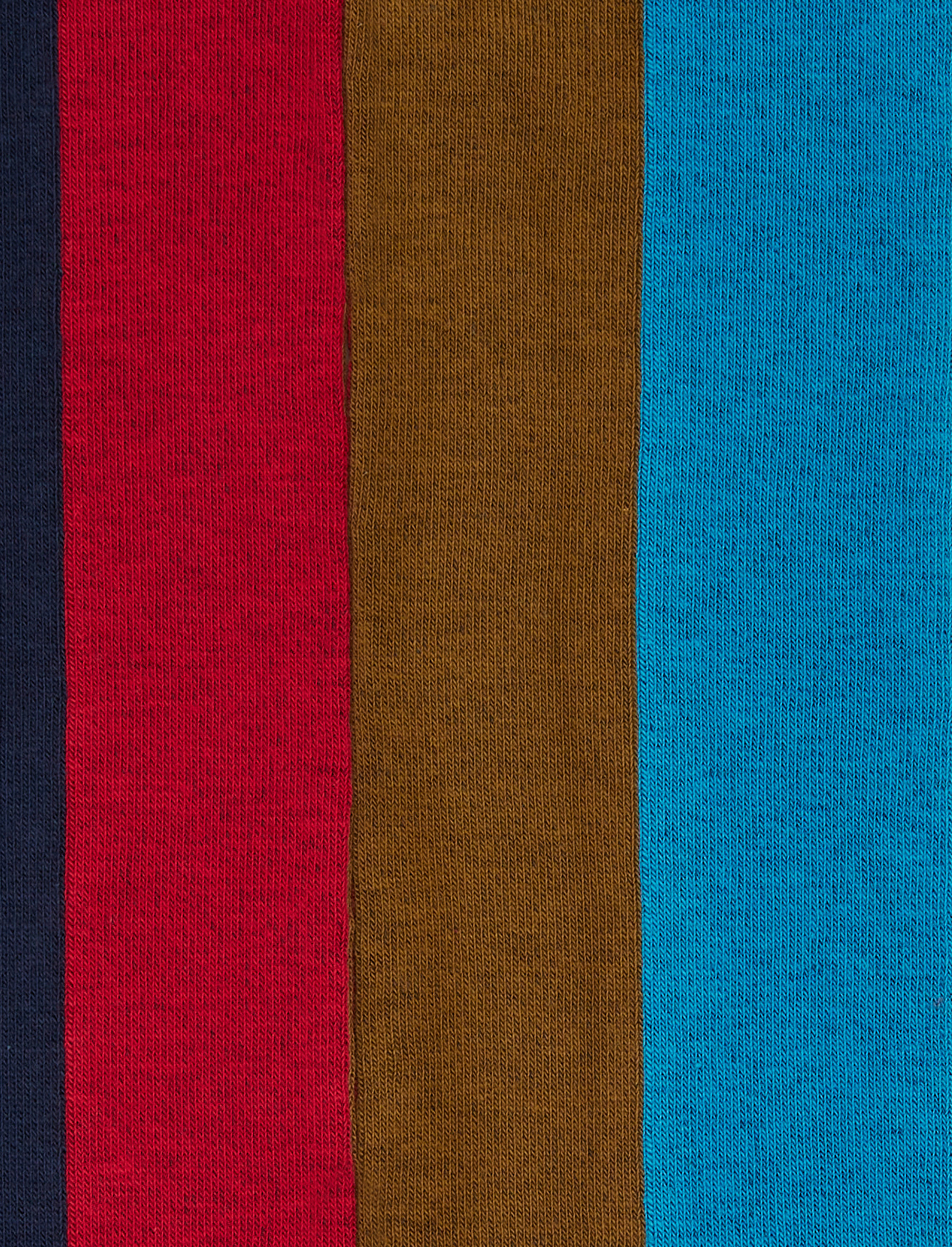Calze lunghe uomo cotone blu fantasia righe verticali di quattro colori