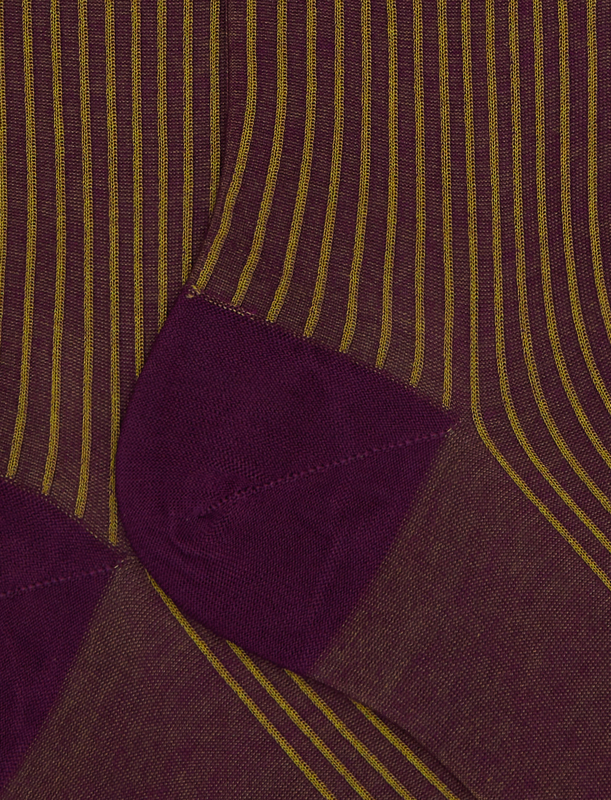 Calze lunghe donna cotone verde twin rib