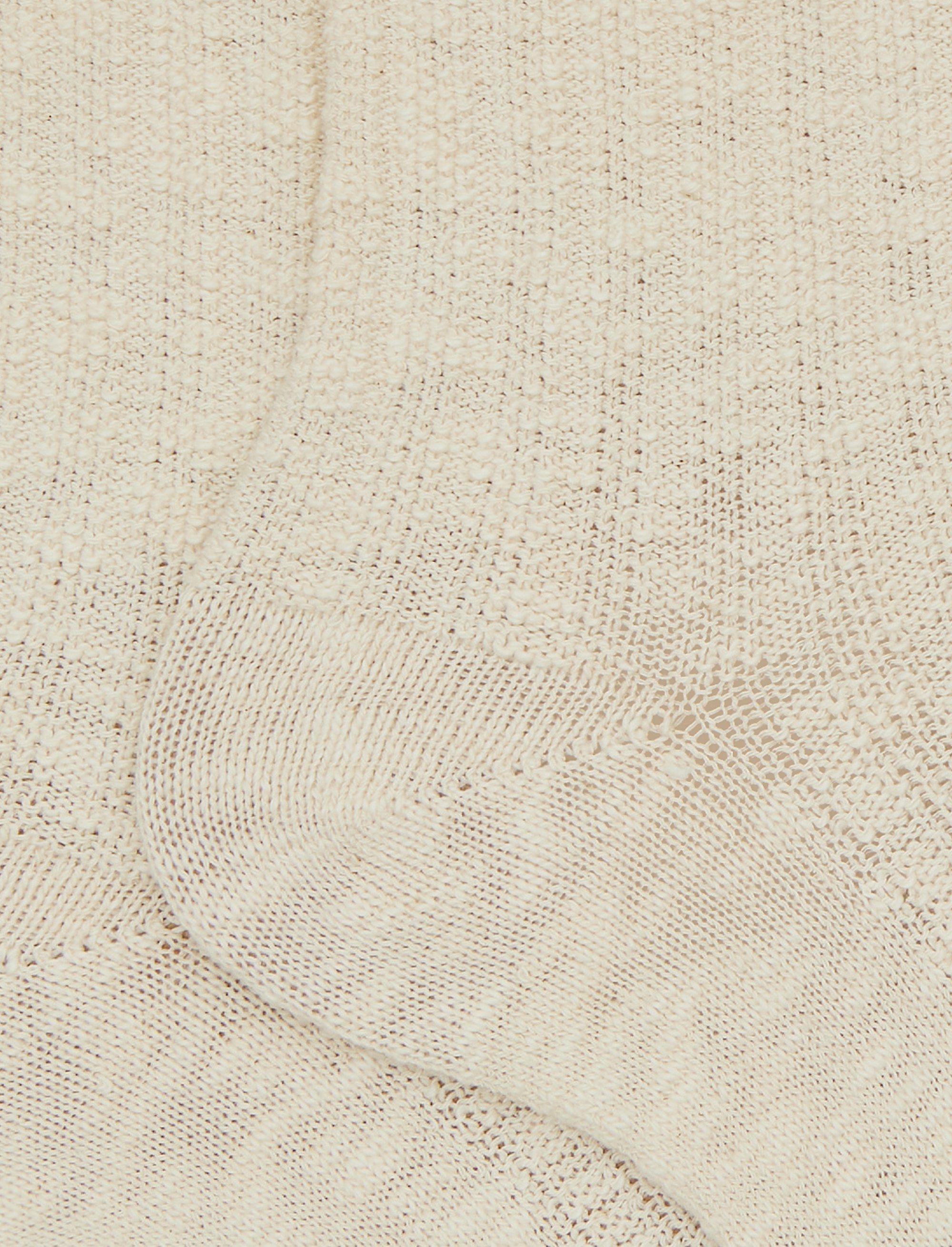 Calze corte unisex cotone a costa tinta unita beige