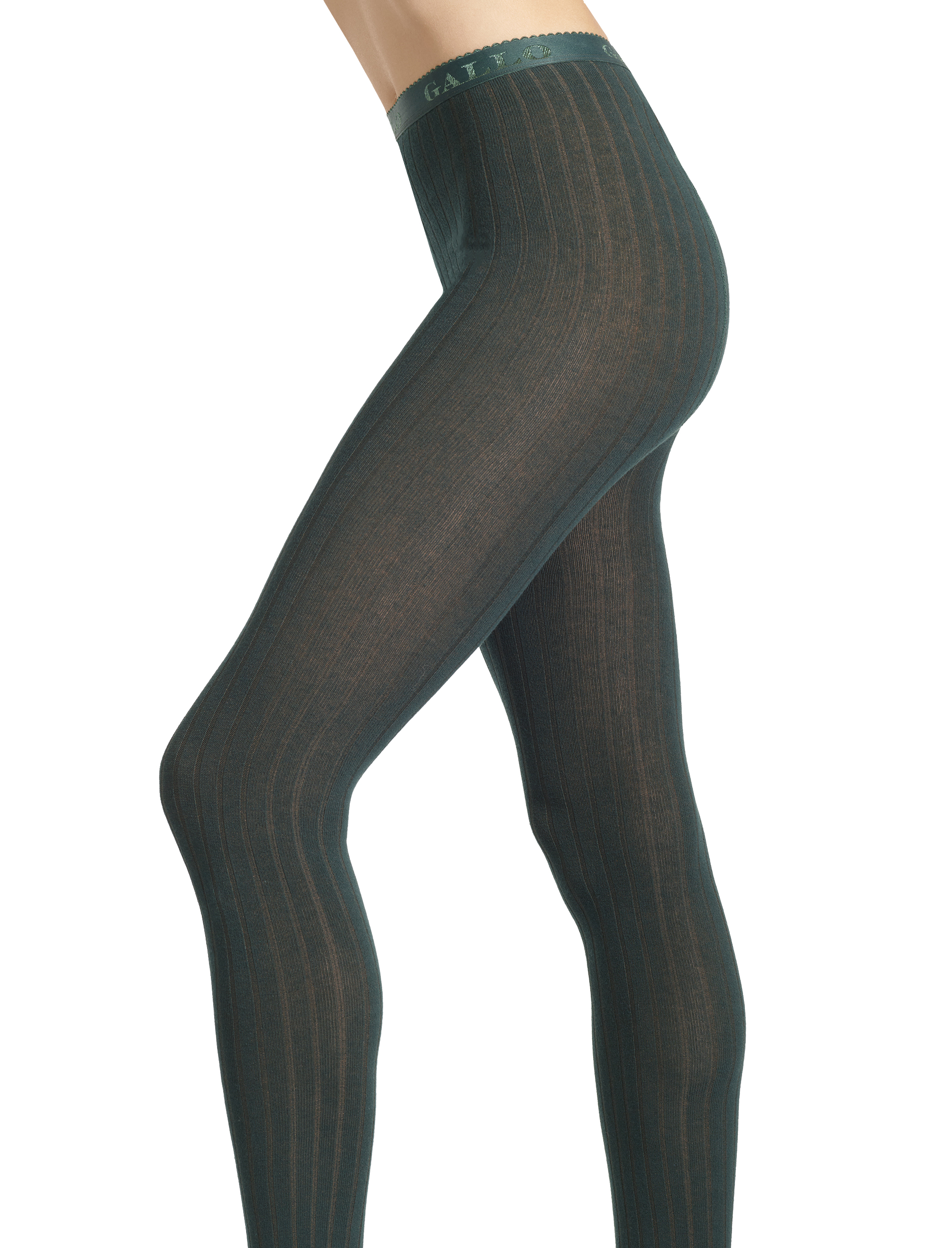 Collant donna cotone verde vanis&eacute;