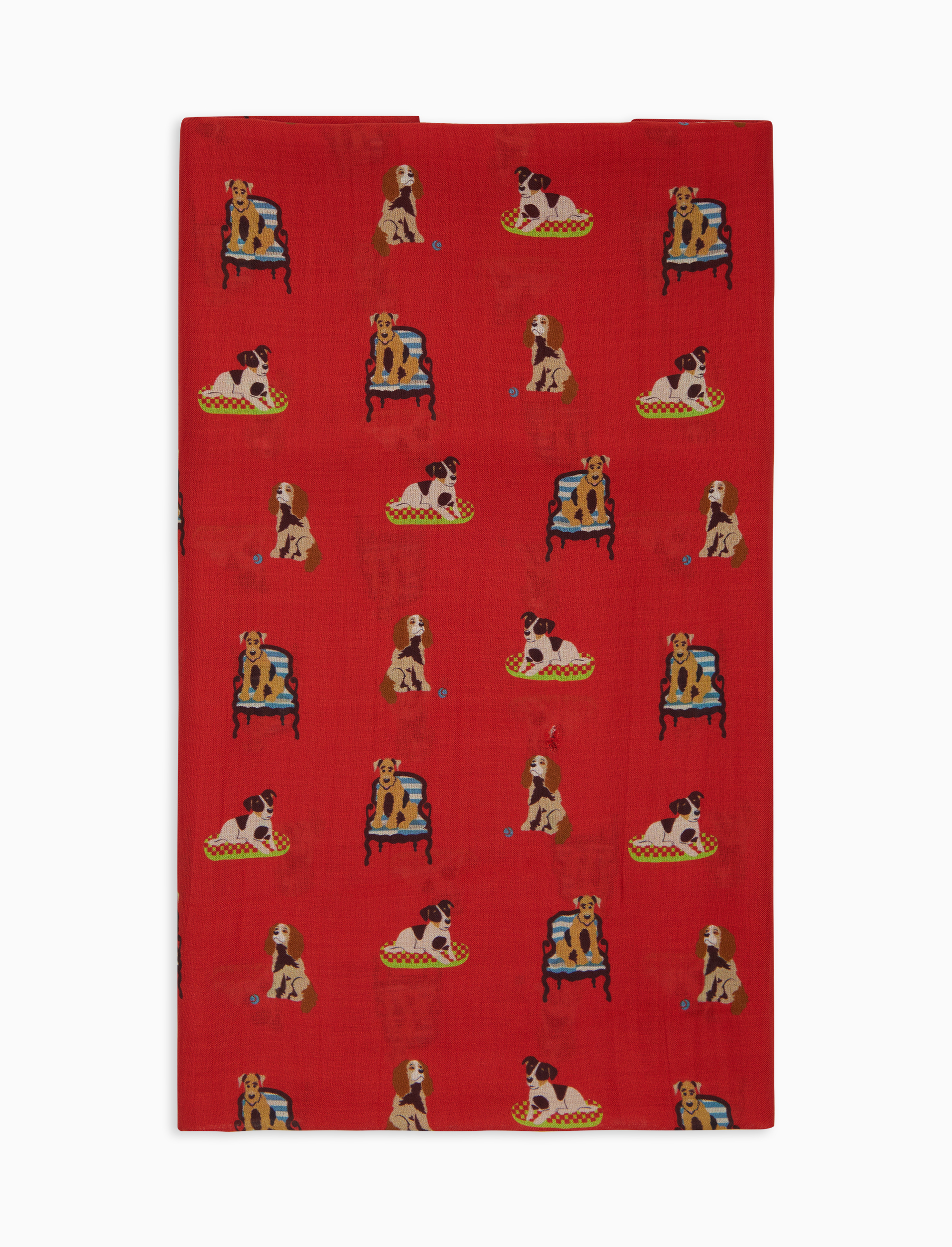 Sciapa leggera unisex arancio fantasia cani