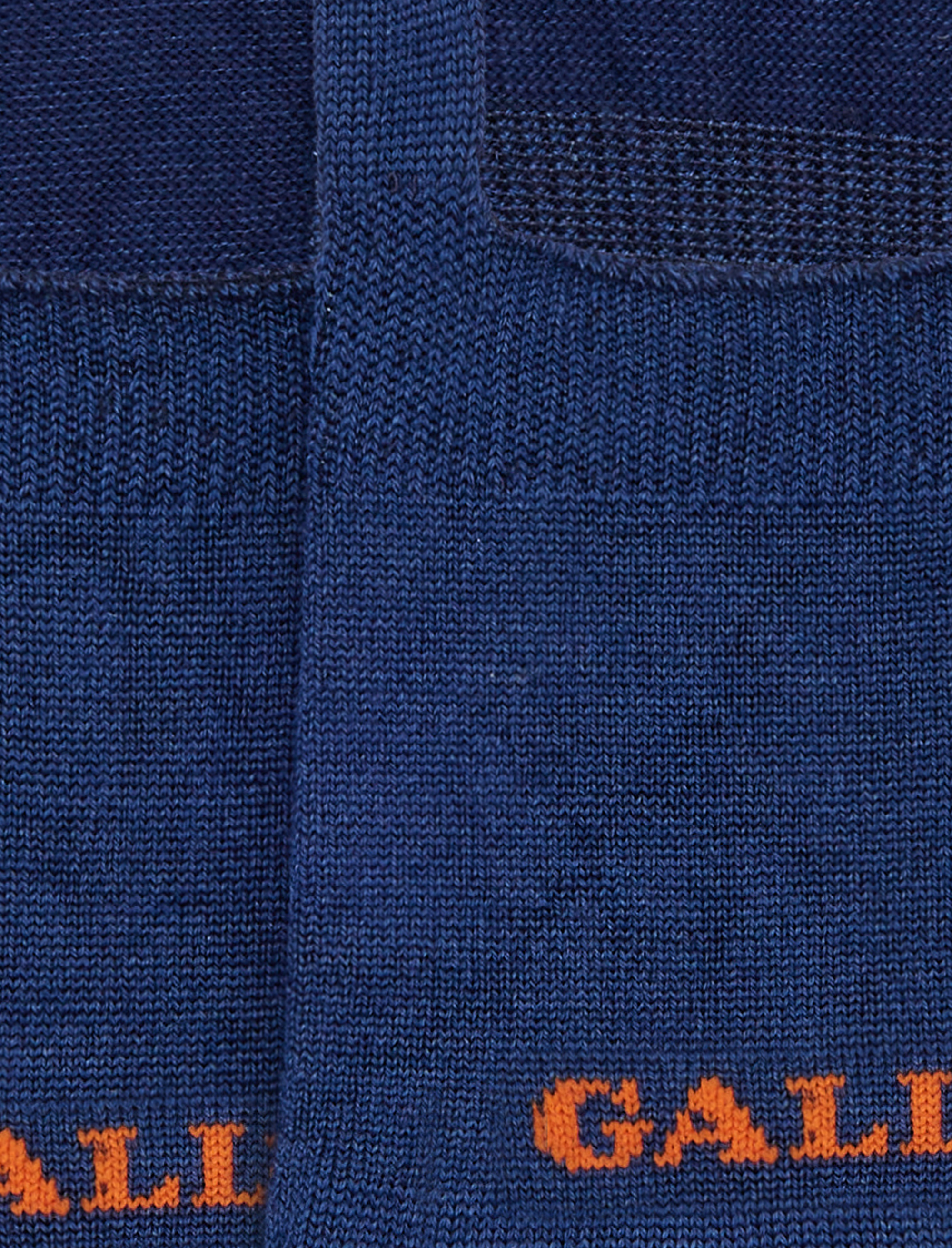 Soletta unisex lana, seta e cashmere blu tinta unita
