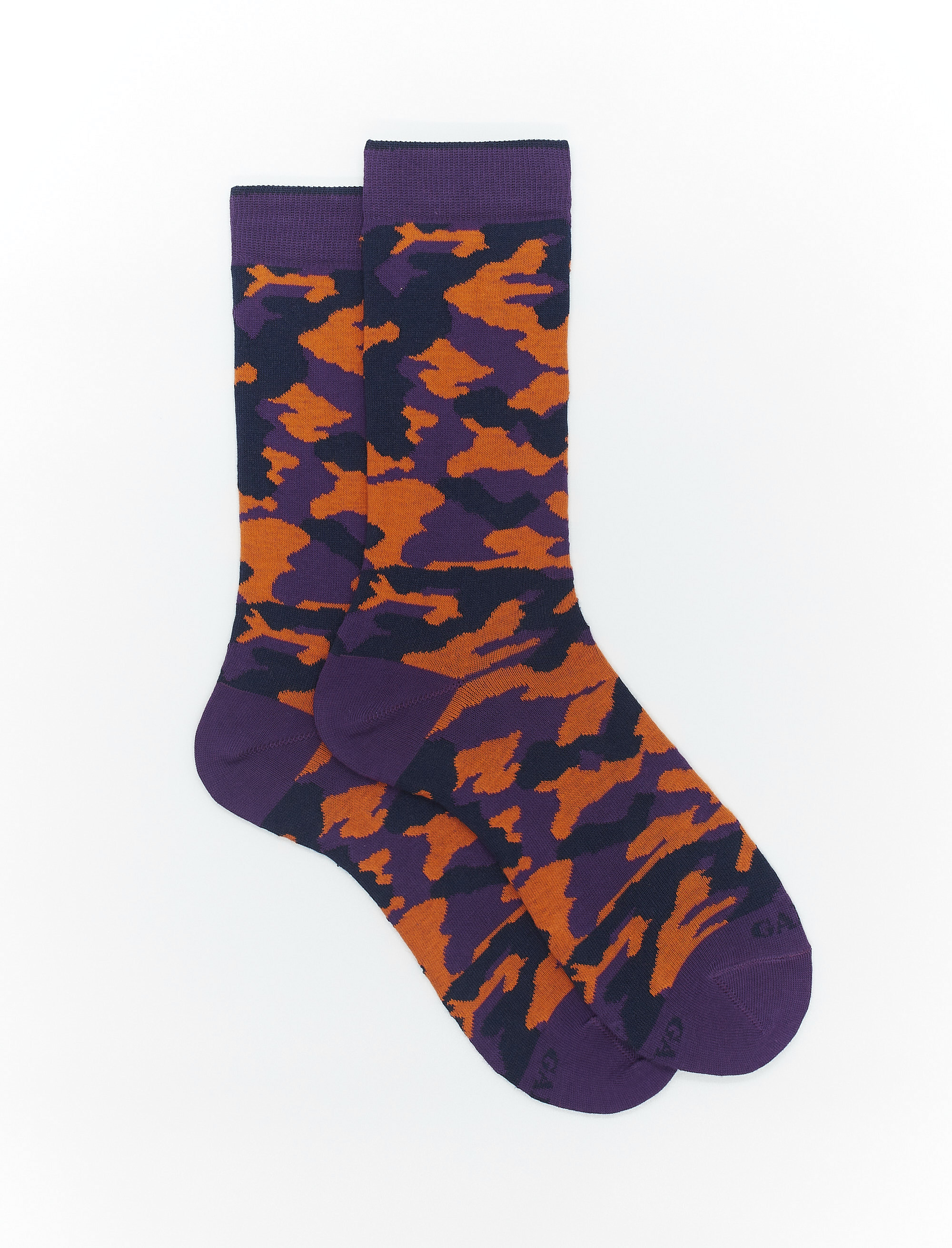 Women's short strelizia cotton socks with camouflage motif - The FW Edition | Gallo 1927 - Official Online Shop