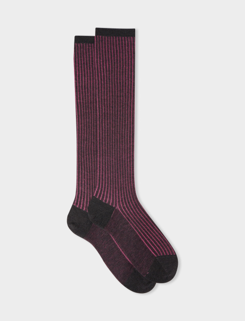 Women's long graphite plated cotton socks - Vanisè | Gallo 1927 - Official Online Shop