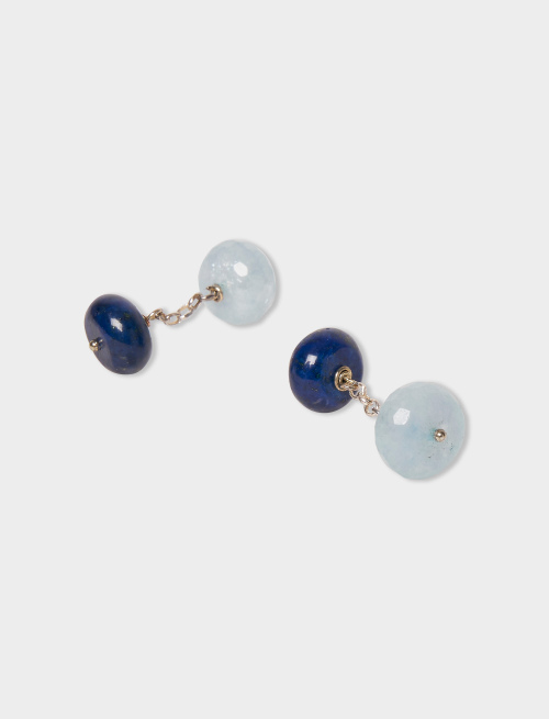 Gemelli da polso uomo pietre dure avio/oltremare - Special Selection | Gallo 1927 - Official Online Shop