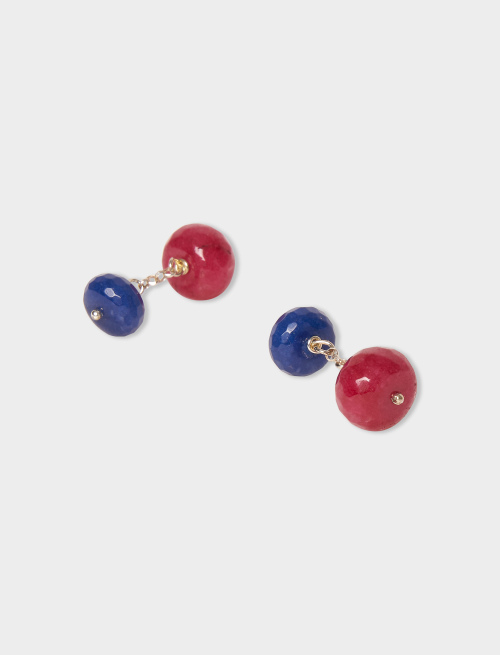 Gemelli da polso uomo pietre dure bordò - Special Selection | Gallo 1927 - Official Online Shop