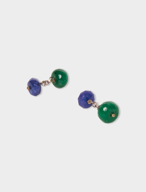 Gemelli da polso uomo pietre dure basilico/blu - Special Selection | Gallo 1927 - Official Online Shop