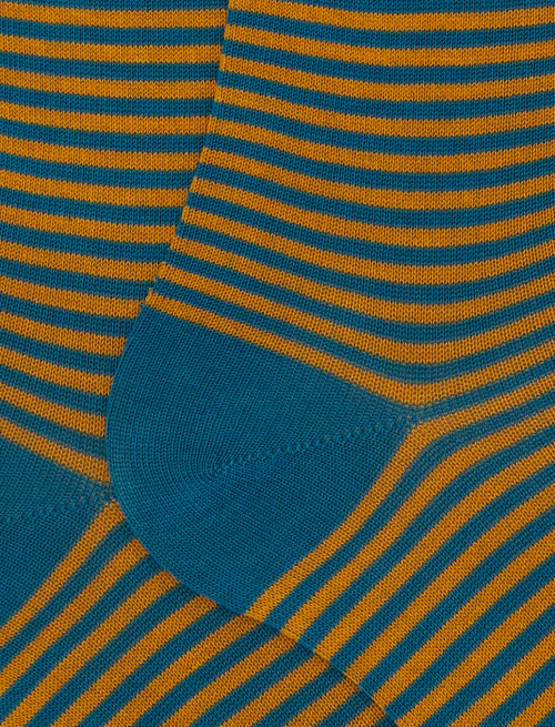 Calze lunghe donna cotone righe windsor giallo - Windsor | Gallo 1927 - Official Online Shop