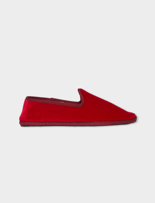 Women's plain berry velvet shoes - Capri | Gallo 1927 - Official Online Shop
