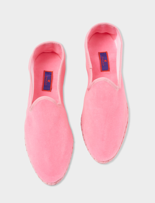 Women's plain hibiscus velvet shoes - Shoes | Gallo 1927 - Official Online Shop