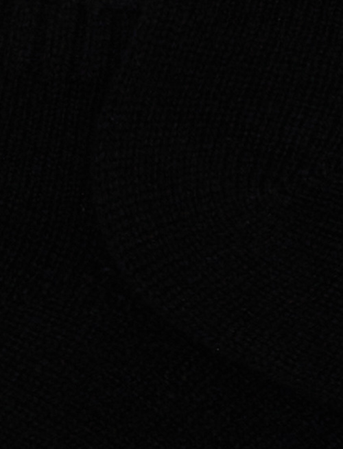 Calze fantasmini donna cashmere nero tinta unita - Special Selection | Gallo 1927 - Official Online Shop