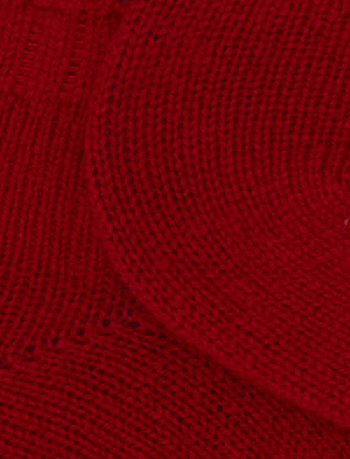 Women's plain red cashmere ankle socks - Woman | Gallo 1927 - Official Online Shop