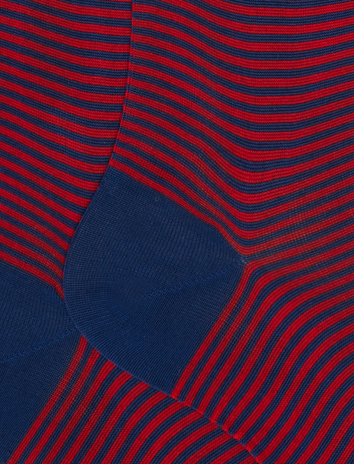 Calze lunghe uomo cotone royal righe windsor - Uomo | Gallo 1927 - Official Online Shop