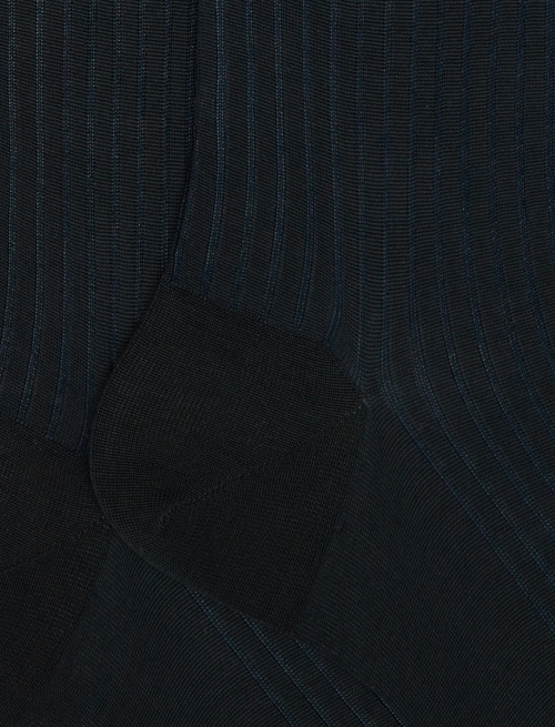 Calze lunghe uomo cotone antracite vanisé - Uomo | Gallo 1927 - Official Online Shop