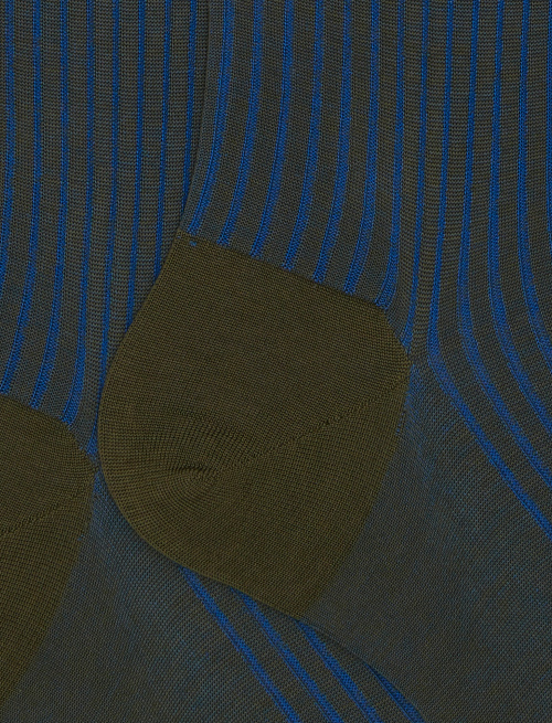 Calze lunghe uomo cotone verde vanisé - Vanisé | Gallo 1927 - Official Online Shop