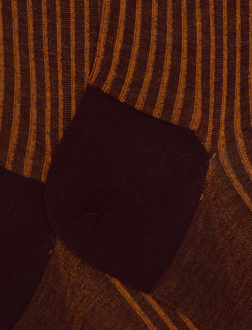 Calze lunghe uomo cotone bordò vanisé - Vanisé | Gallo 1927 - Official Online Shop