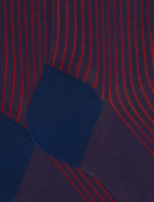 Calze corte uomo cotone royal/papavero vanisé - Uomo | Gallo 1927 - Official Online Shop