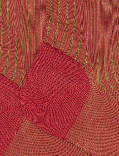 Calze corte uomo cotone rosso vanisé - New In | Gallo 1927 - Official Online Shop