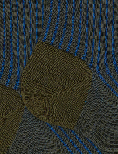 Calze corte uomo cotone verde vanisé - Vanisé | Gallo 1927 - Official Online Shop