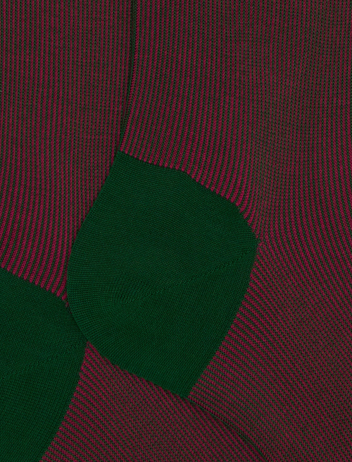Men's long socks cotton perlage pattern green - The SS Edition | Gallo 1927 - Official Online Shop