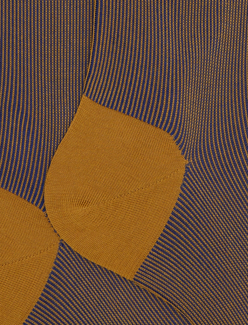 Men's long socks cotton perlage pattern yellow - The SS Edition | Gallo 1927 - Official Online Shop