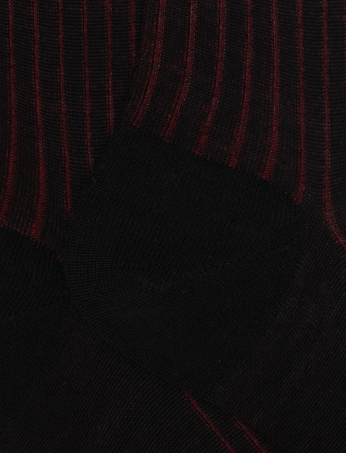 Calze lunghe uomo lana e cotone nero vanisé - Vanisé | Gallo 1927 - Official Online Shop