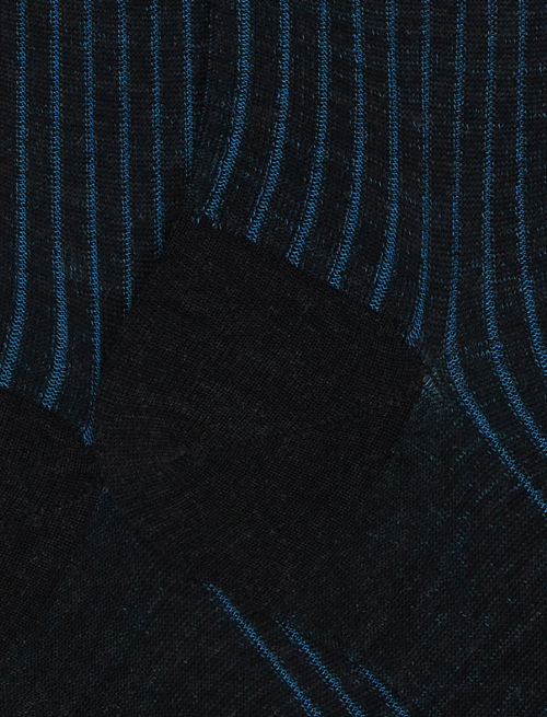 Calze lunghe uomo lana e cotone antracite vanisé - Vanisé | Gallo 1927 - Official Online Shop
