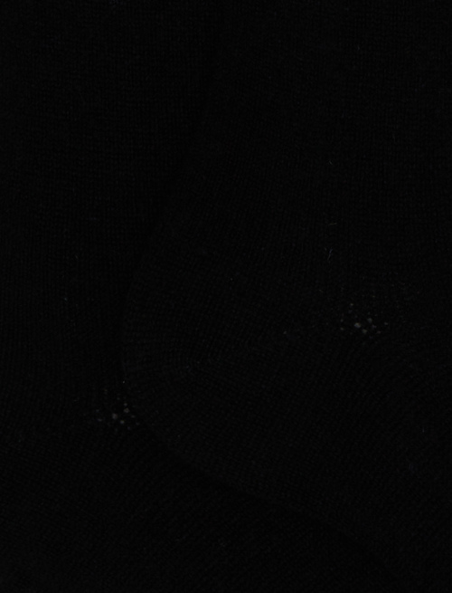 Calze lunghe uomo cashmere nero tinta unita - Special Selection | Gallo 1927 - Official Online Shop