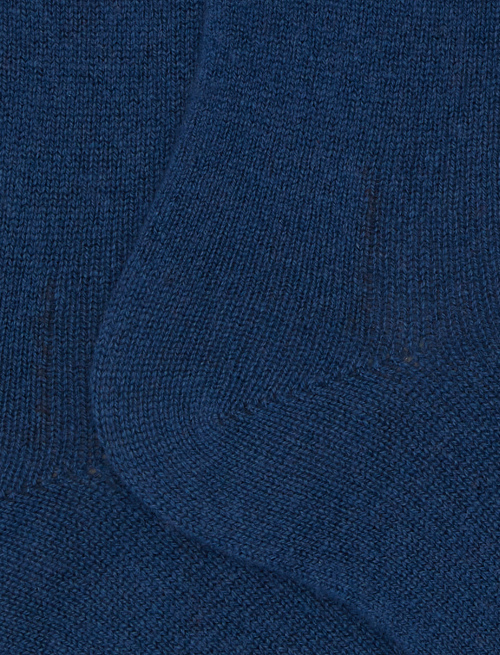 Men's long plain light blue cashmere socks - Special Selection | Gallo 1927 - Official Online Shop