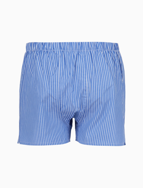 Boxer intimo classico uomo cotone azzurro - Intimo | Gallo 1927 - Official Online Shop