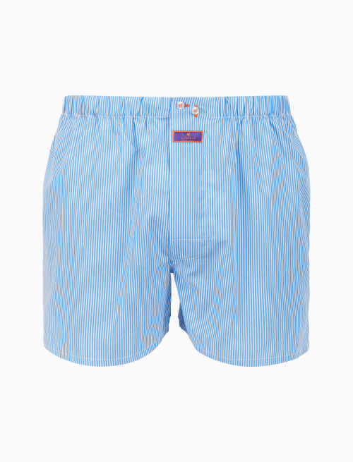 Men's classic light blue cotton boxer shorts - Underwear | Gallo 1927 - Official Online Shop