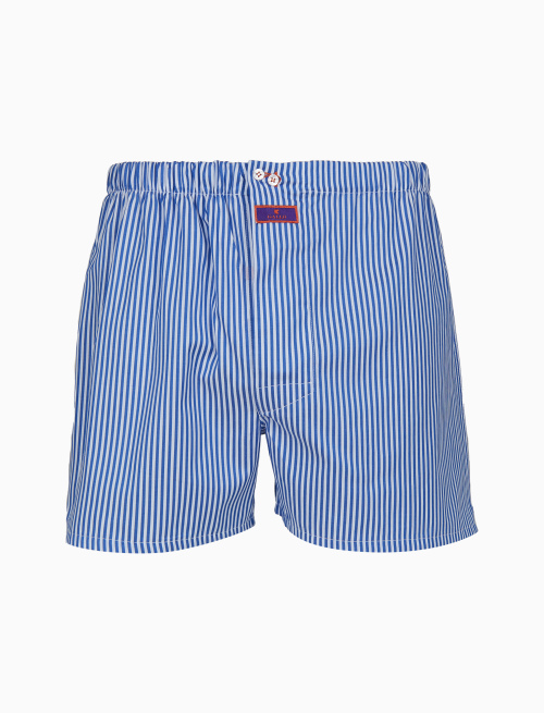 Men's classic light blue cotton boxer shorts - Underwear | Gallo 1927 - Official Online Shop