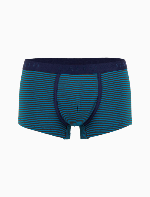 Boxer intimo uomo cotone righe windsor marrone - Intimo | Gallo 1927 - Official Online Shop