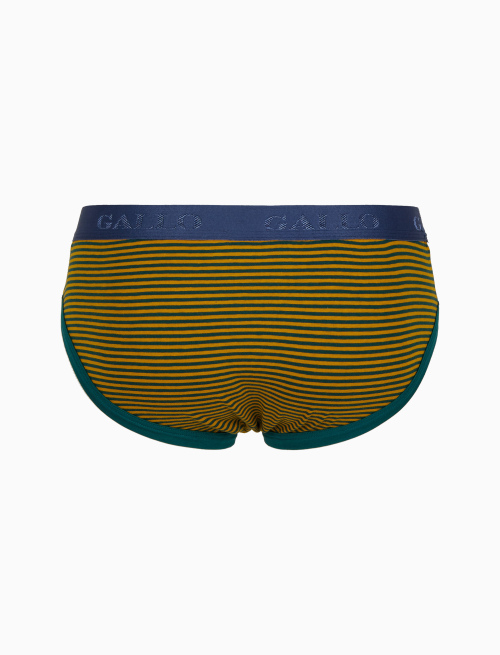 Slip intimo uomo cotone righe windsor verde - Intimo | Gallo 1927 - Official Online Shop