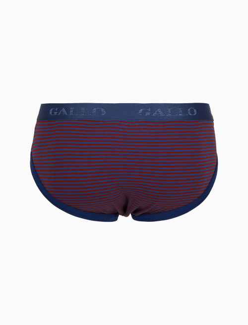Slip intimo uomo cotone righe windsor blu - Intimo | Gallo 1927 - Official Online Shop