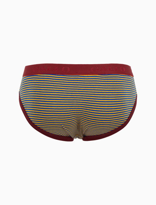 Slip intimo uomo cotone righe windsor blu - Intimo | Gallo 1927 - Official Online Shop