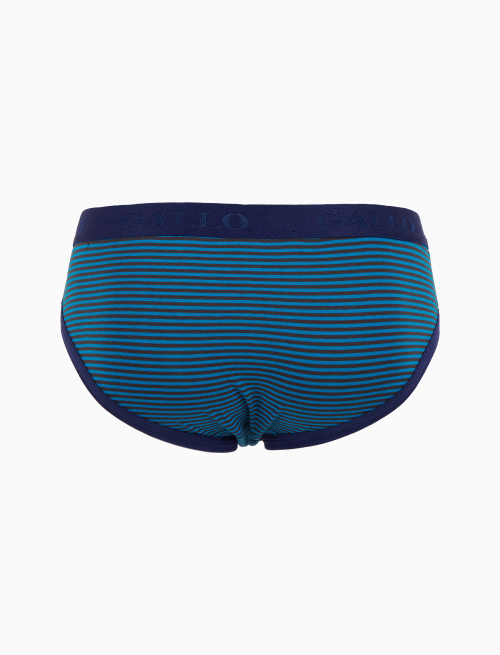 Slip intimo uomo cotone righe windsor marrone - Intimo | Gallo 1927 - Official Online Shop