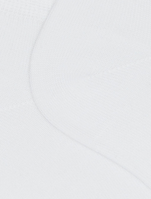 Calze fantasmini uomo cotone bianco tinta unita - TEST | Gallo 1927 - Official Online Shop