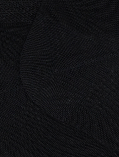Men's plain black cotton ankle socks - Man | Gallo 1927 - Official Online Shop