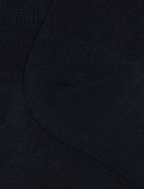 Calze fantasmini uomo cotone blu tinta unita - TEST | Gallo 1927 - Official Online Shop