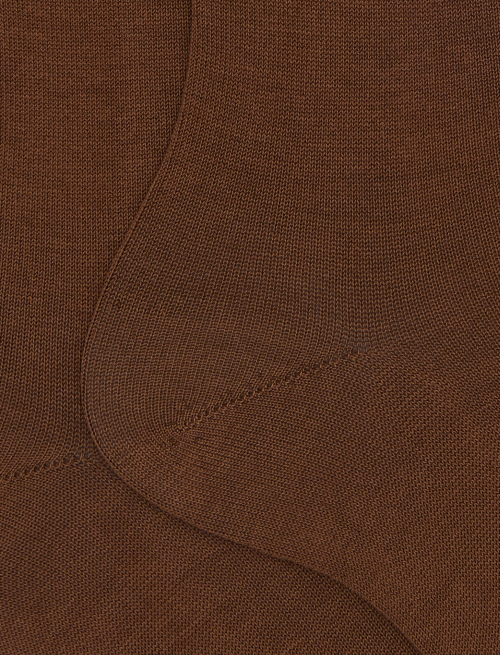 Men's short plain beige cotton socks - Man | Gallo 1927 - Official Online Shop