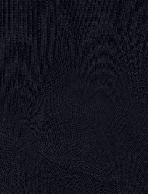 Men's short plain blue cotton socks - Man | Gallo 1927 - Official Online Shop