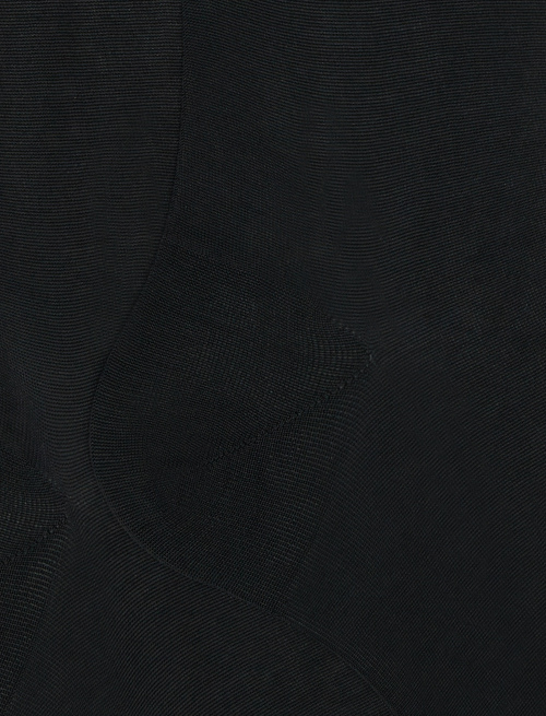 Men's long plain charcoal grey cotton socks - Long | Gallo 1927 - Official Online Shop