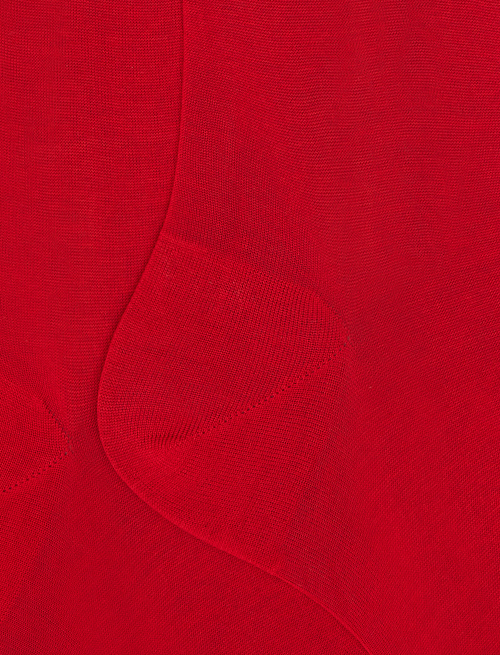 Men's long plain red cotton socks - Man | Gallo 1927 - Official Online Shop